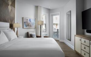 Master bedroom with separate entrance to veranda