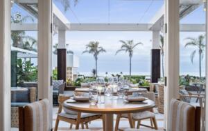 Dining at Serea restaurant