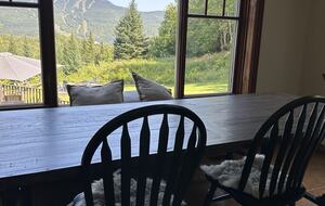 Kitchen table with a view!