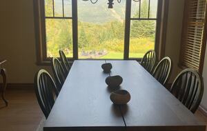 Dining room with a view!