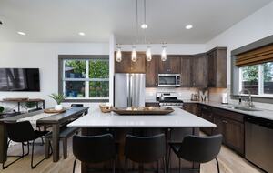 Fully stocked kitchen for cooking