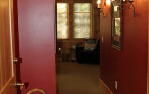 Hall to bunkroom bedroom.