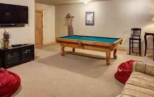 Red Stag Lodge game room.