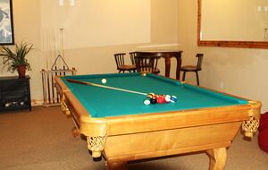 Red Stag Lodge free refurbished pool table.