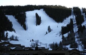 Deer Valley lower slopes.