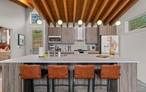Kitchen featuring Café appliances