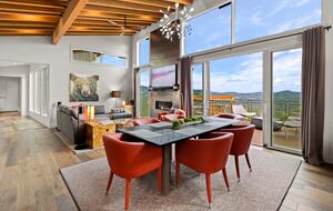 View from the dining room