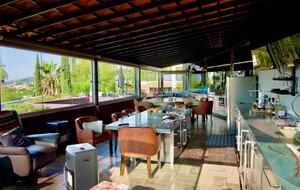 Modern Home with Terrace Kitchen - San Miguel de Allende, Mexico