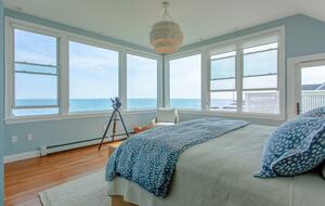 Oceanfront Coastal Chic Meets French Provençal - East Falmouth, Massachusetts