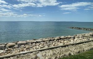 Oceanfront Coastal Chic Meets French Provençal - East Falmouth, Massachusetts