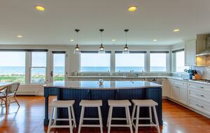 Oceanfront Coastal Chic Meets French Provençal - East Falmouth, Massachusetts