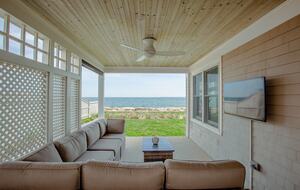 Oceanfront Coastal Chic Meets French Provençal - East Falmouth, Massachusetts