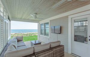 Oceanfront Coastal Chic Meets French Provençal - East Falmouth, Massachusetts