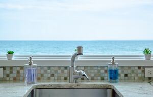 Oceanfront Coastal Chic Meets French Provençal - East Falmouth, Massachusetts