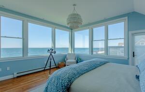 Oceanfront Coastal Chic Meets French Provençal - East Falmouth, Massachusetts