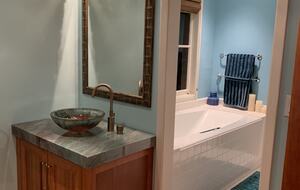 Master Bedroom Bathroom and changing room