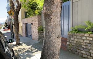 garage and entryway (total garages house 3 cars)