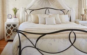 3rd floor white bedroom - King bed