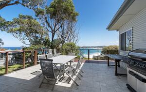 Main deck looking south east with bbq