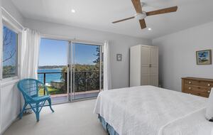 Master bedroom looking south