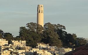 Coit Tower - view from right side front deck