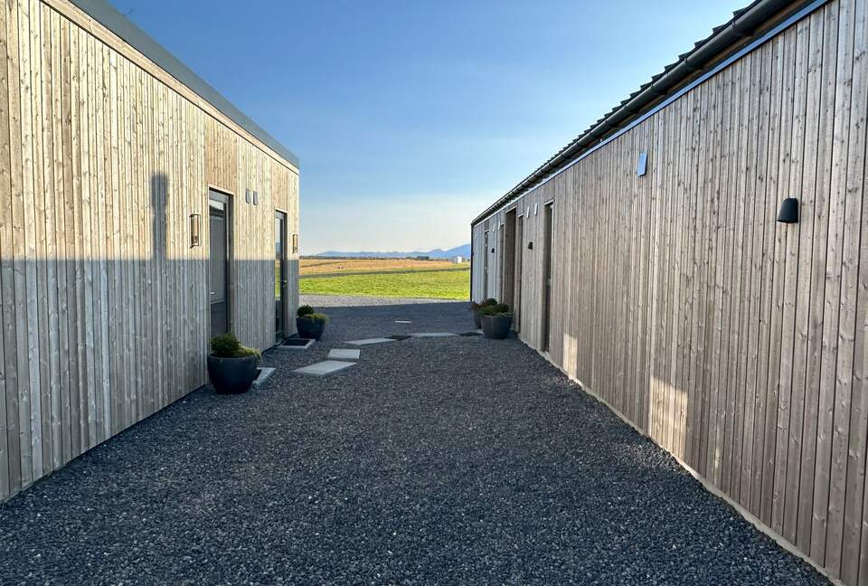 View of the area between houses