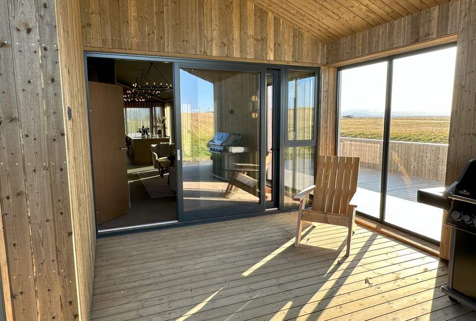 Overbuilt terrace / Barbeque area