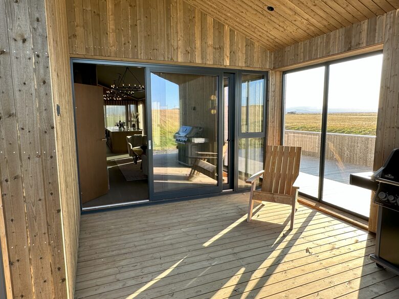 Overbuilt terrace / Barbeque area