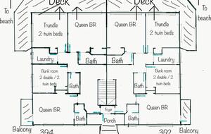 Terrific Topsail Townhome - North Topsail Beach, North Carolina