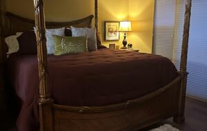 Master Bedroom with King Bed and Ensuite