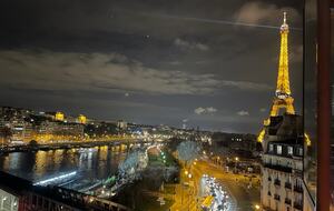 Luxury Houseboat at the Foot of the Eiffel Tower - Paris, France