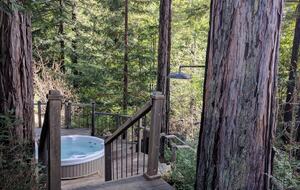 Wine Country Luxury in the Redwoods w/ Hot Tub and Fire Pit - Cazadero, California