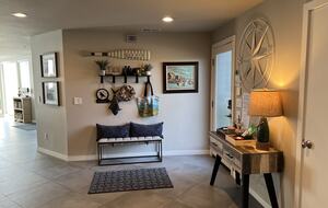 Front door entry area.