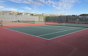 HOA Tennis/Pickleball courts available for guest use.