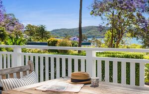 Front balcony (one of two separate outdoor dining spaces)