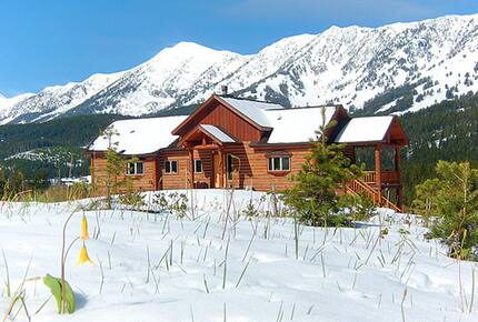 Bridger Vista Lodge - view ski slopes at Bridger Bowl - Bozeman, Montana