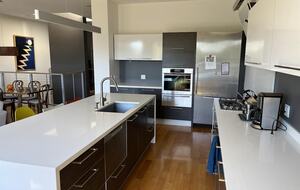 kitchen with premium appliances