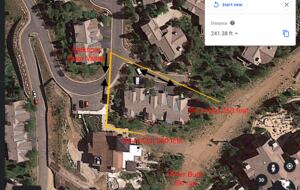 Very short walk to the Silver Buck ski run