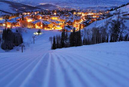 Deer Valley at night