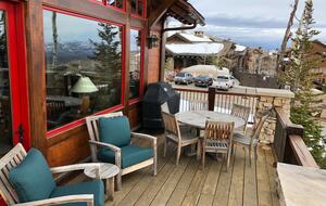 Huge balcony at our home with great and 20-mile views!