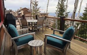 Huge balcony at our home with great and 20-mile views!