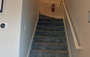 Stairs to the second floor bedrooms