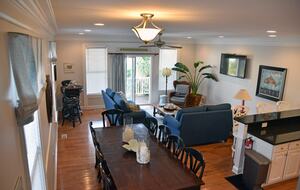 First Floor Dining and Living Area