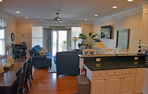 First Floor Dining and Living Area