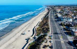 One block from the beach