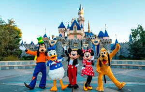 One hour drive to Disneyland