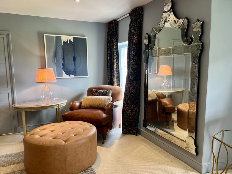 Bedroom 6 - with en suite and river & meadow views