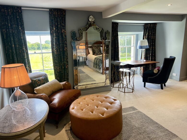 Bedroom 6 - with en suite and river & meadow views