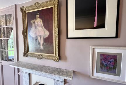 Bedroom 4 - with bow window with river and meadow views