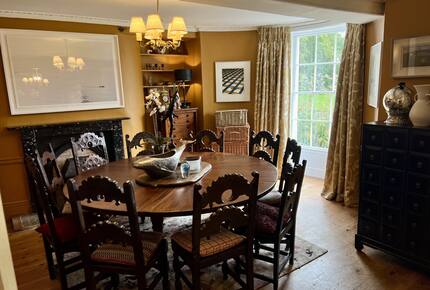 10 person Dining Room with Meadow Views